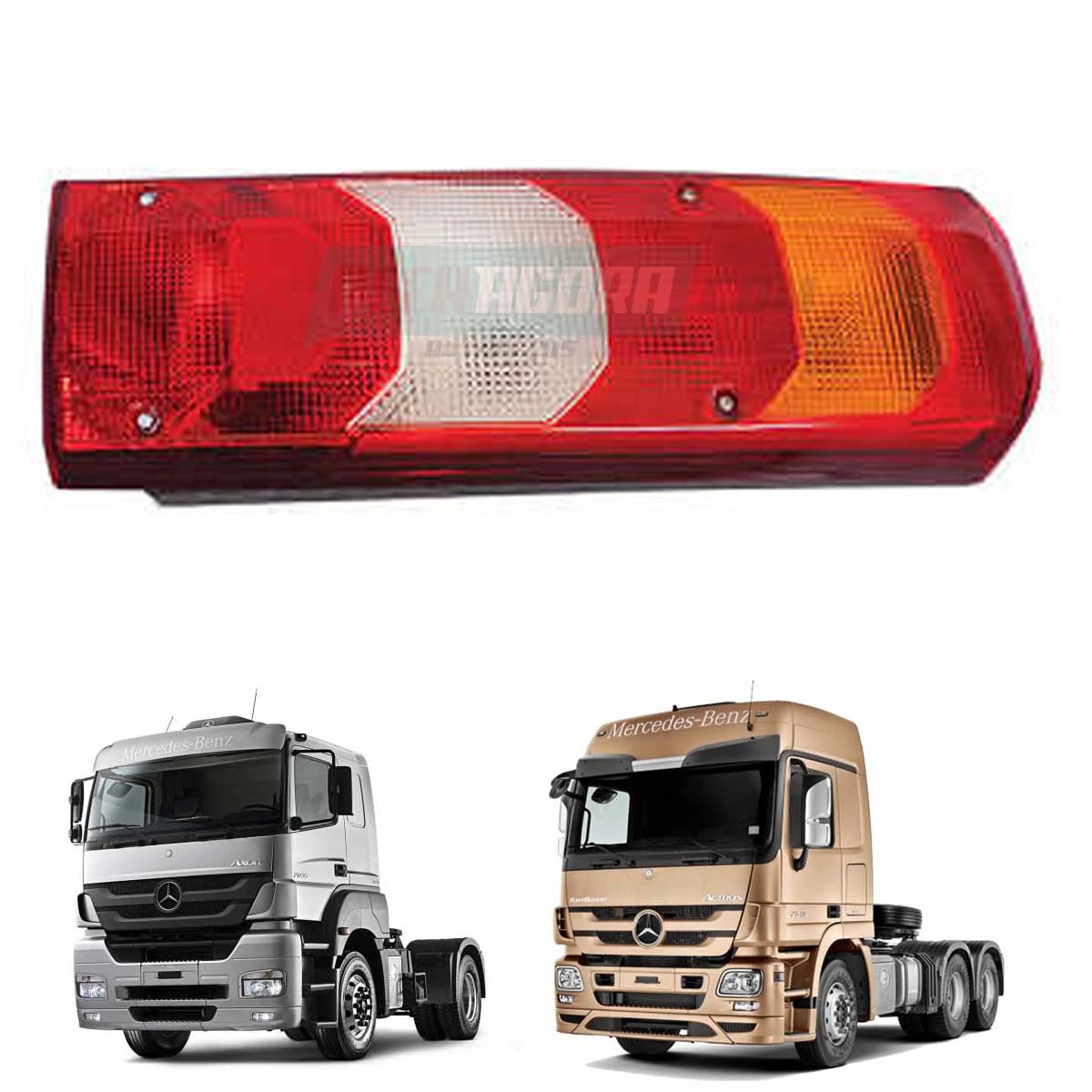 LANTERNA TRASEIRA LD DIREITA MB ACTROS AXOR SEM VIGIA S/ SIRENE DE RE (459826)