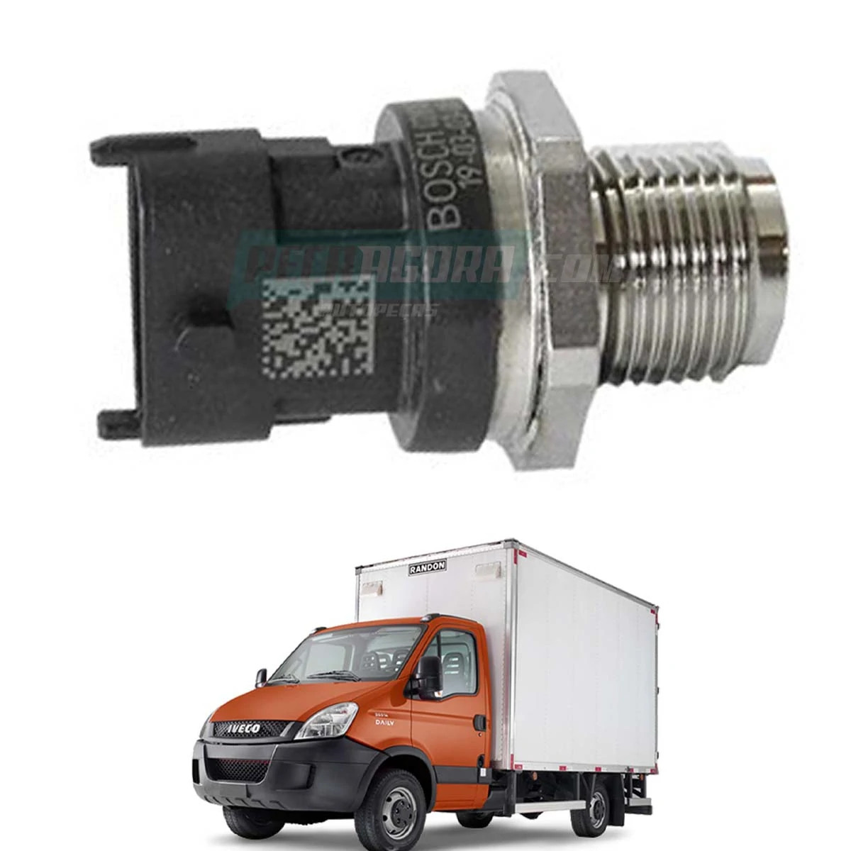 SENSOR PRESSAO TUBO COMMON RAIL PARA IVECO DAILY 35S14 35C14 35C15 40C14 40S14 4