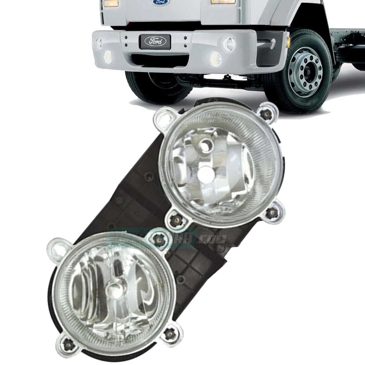 FAROL ESQ FORD CARGO 1317 1517 1521 1717 1721 2000 A 2010 DUPLO DIAGONAL (1C4513