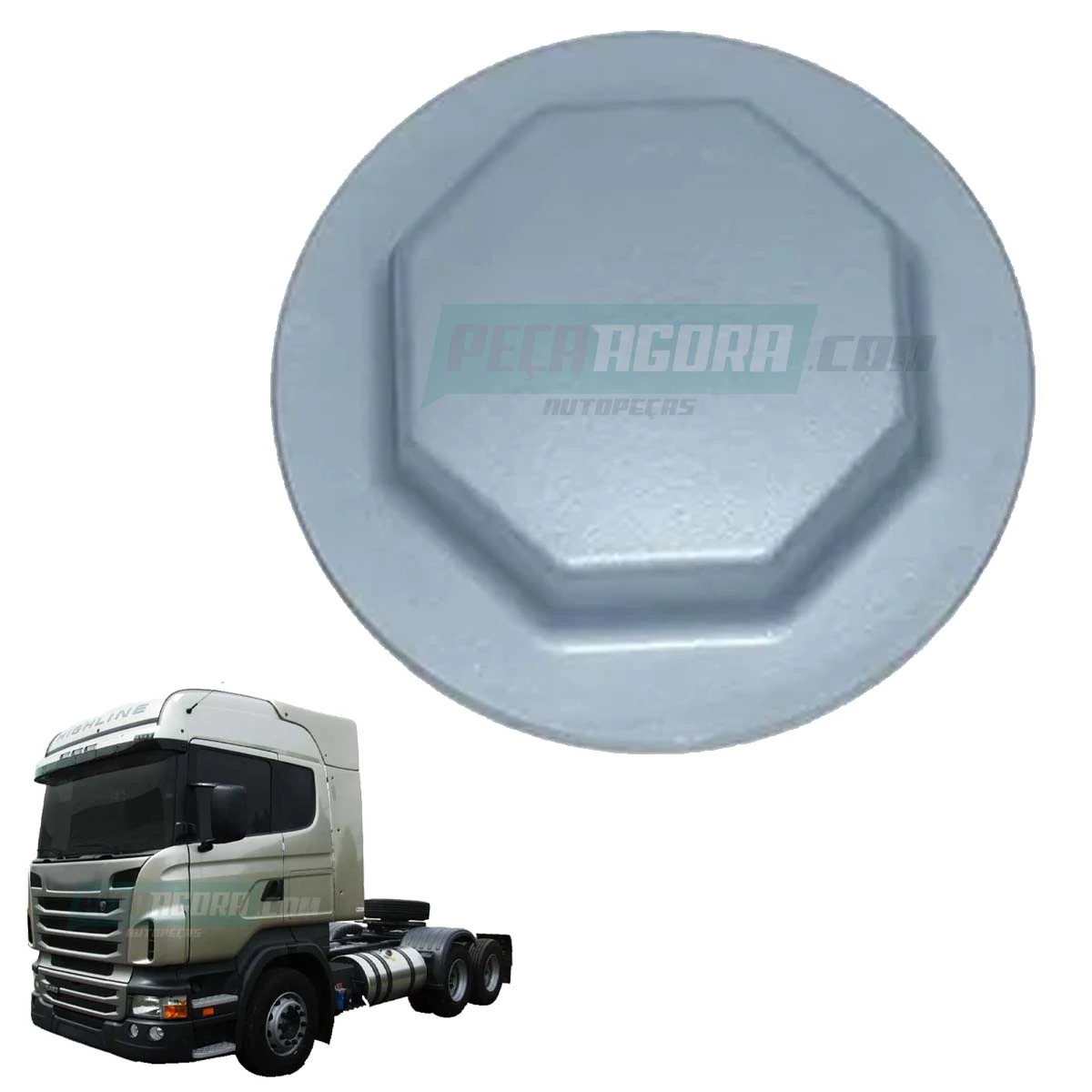 TAMPA CUBO DIANTEIRO PARA SCANIA SERIE 5 (1864221)