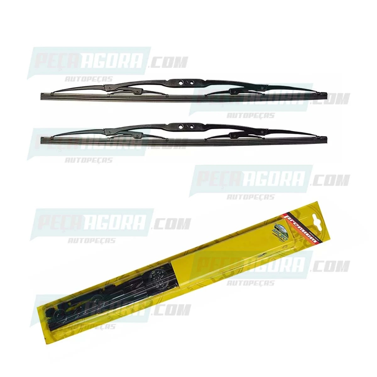 KIT LIMPADOR DE PARABRISA DIANTEIRO MICRO UNY PREMIUM 24''/23'' (80258)