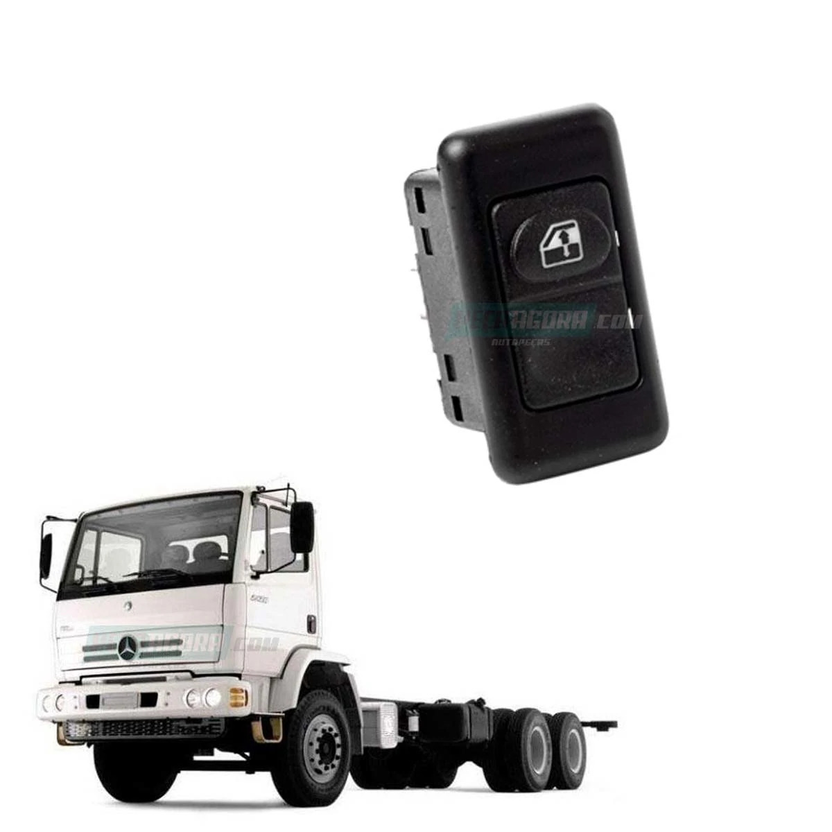 INTERRUPTOR VIDRO ELETRICO 24V MB 712C   (6965458214.)