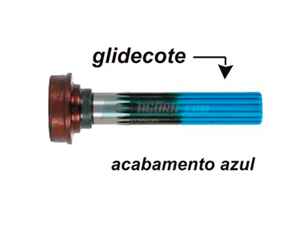 PONTEIRA CARDAN (INTERMEDIARIA) 16 ESTRIAS ROL. 35 MM (ENCAIXE TUBO 72,3 MM) LON