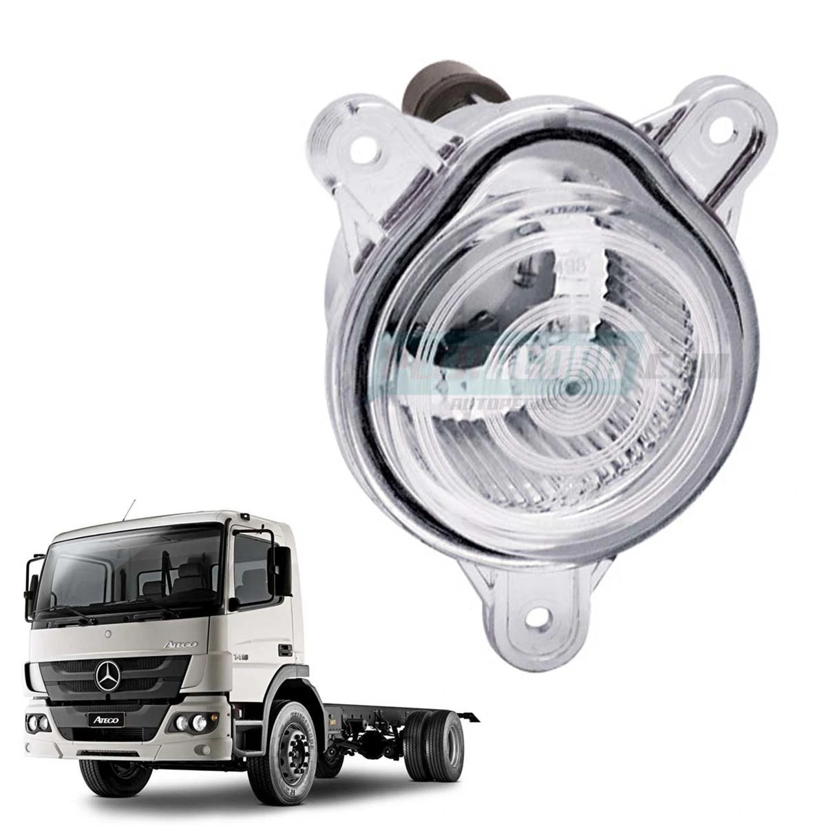 LANTERNA DIRECIONAL LE CRISTAL MB ATEGO ACTROS (9588200221.)