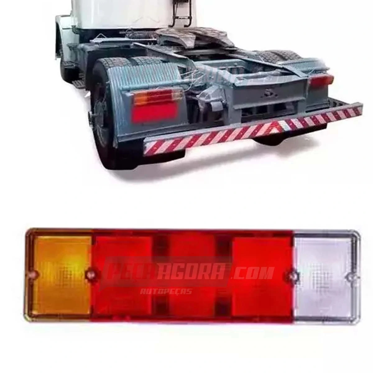 LENTE LANTERNA TRASEIRA VOLVO N10 N12 NL10 NL12 (01620480-PL07030009)