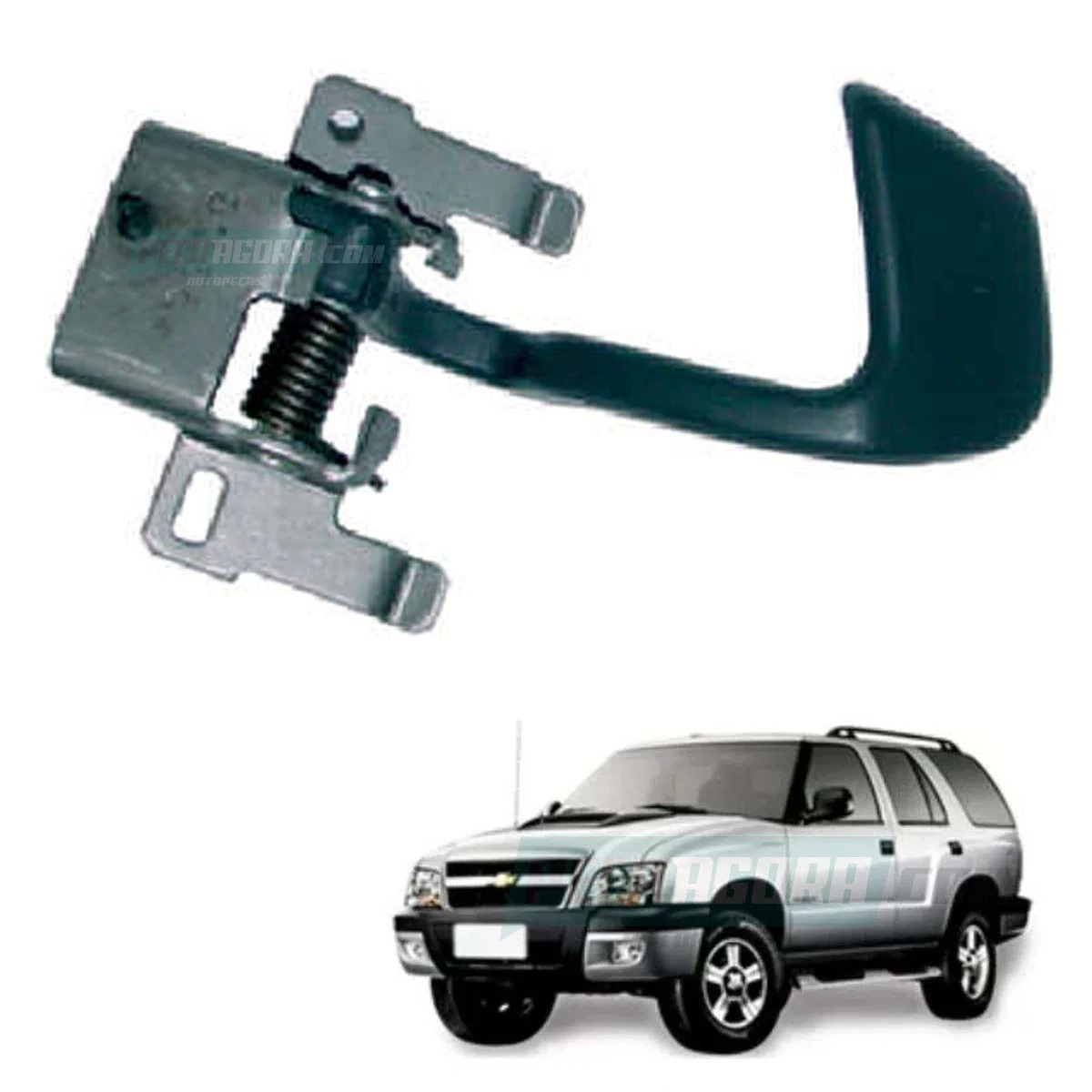 MACANETA INTERNA PORTA DIANTEIRA TRASEIRA ESQ GM BLAZER S10 1995 EM DIANTE (1599