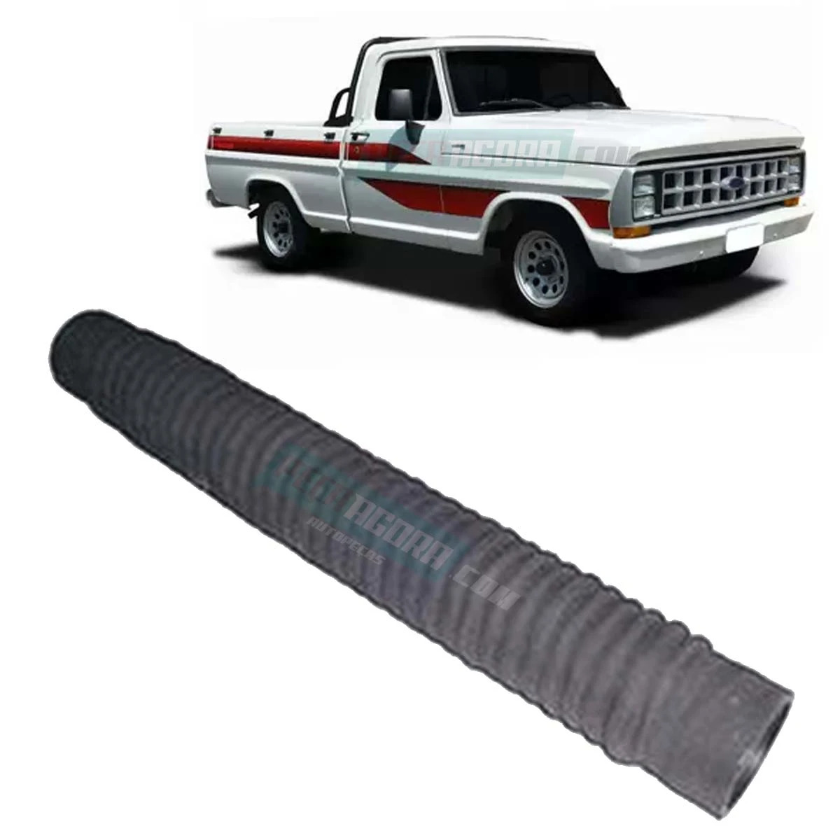 MANGUEIRA FILTRO AR MOTOR 2,3 4X650MM FORD F2000 F4000 F1000 MWM ATE 92  (BEOC9B