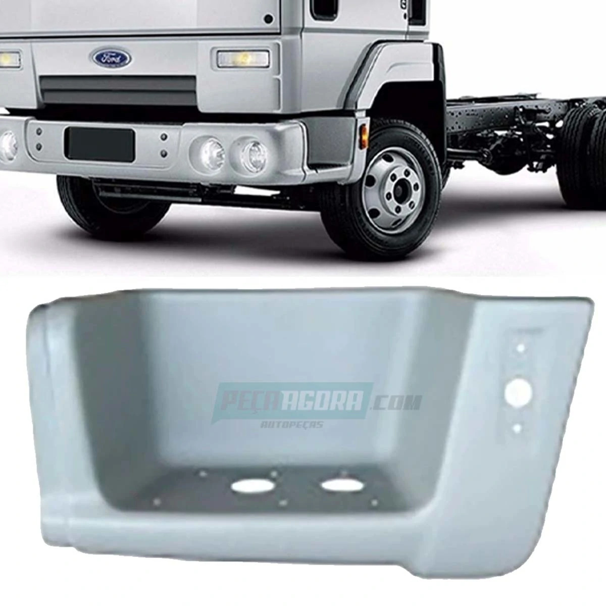 ESTRIBO UM DEGRAU FORD CARGO 712 814 815 915 2000 A 2011 LE ESQUERDO PLASTICO (8