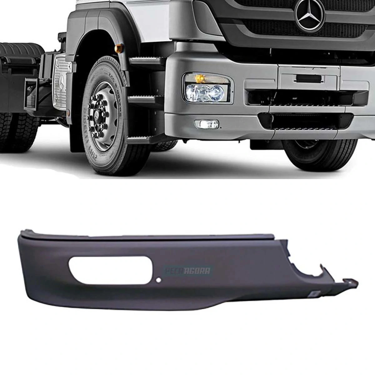 SPOILER DIR COM FURO FAROL MILHA MB AXOR 1933 2035 2040 2044 2533 2540 2544 2625