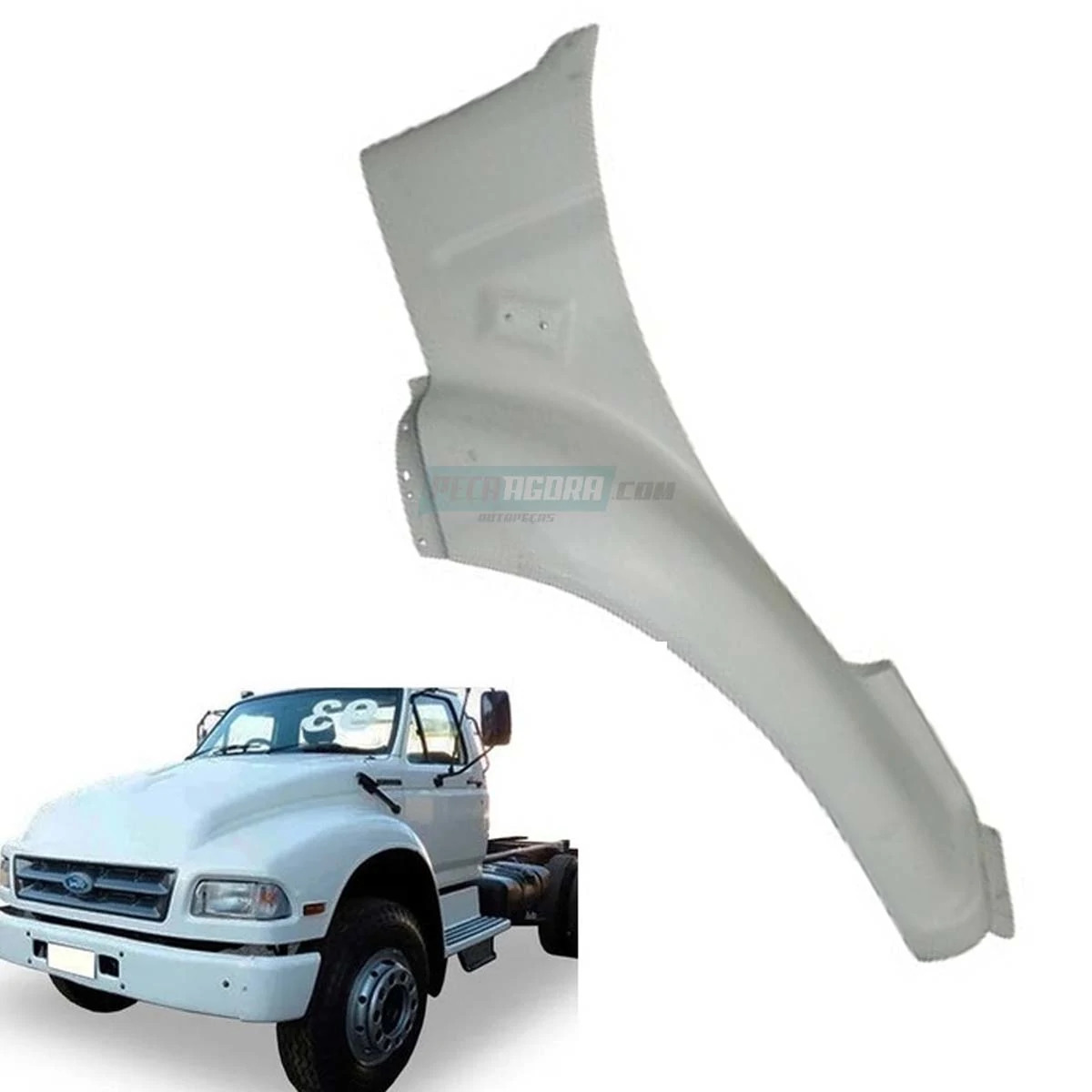 PARALAMA DIANTEIRO ESQ FIBRA FORD F12000 F14000HD 1993 A 1998 SAPAO (T75821085A2