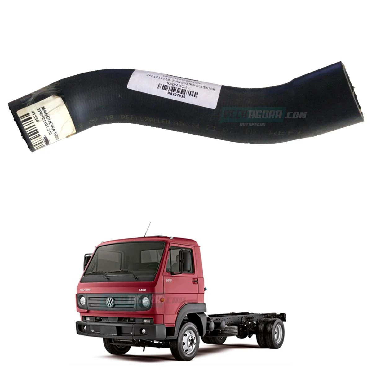 MANGUEIRA SUPERIOR RADIADOR VW DELIVERY 5150 8160 9160 10160 - 2012.. (2P0121101