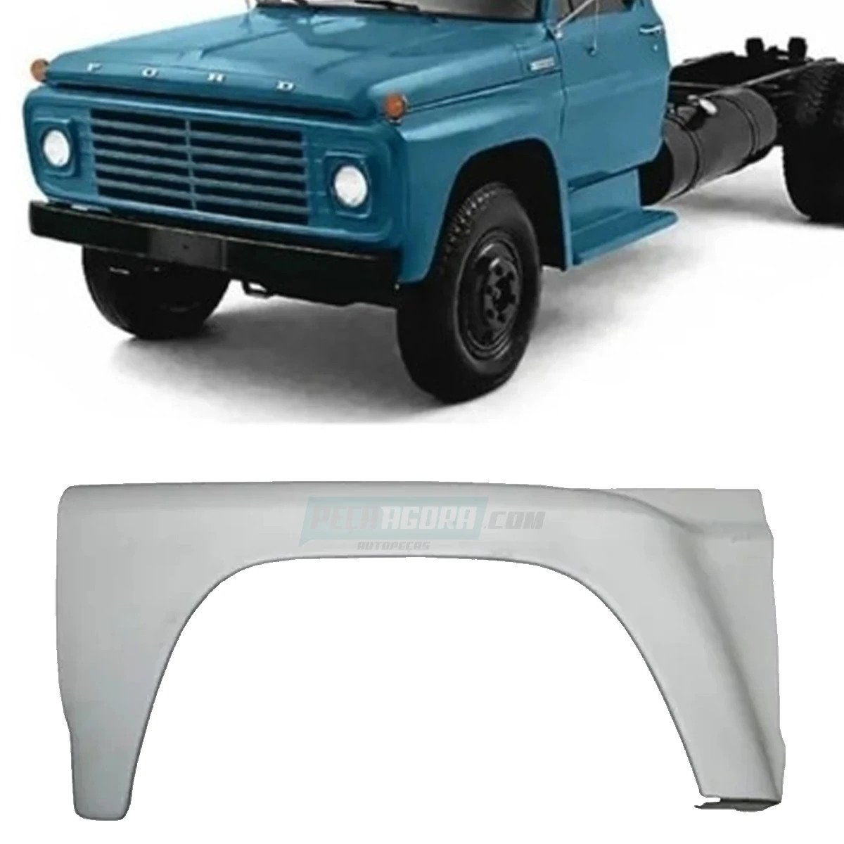  PARALAMA DIANTEIRO FIBRA FORD F600 F700 F11000 F14000 (V.84TU16006B-AS3634BR-84