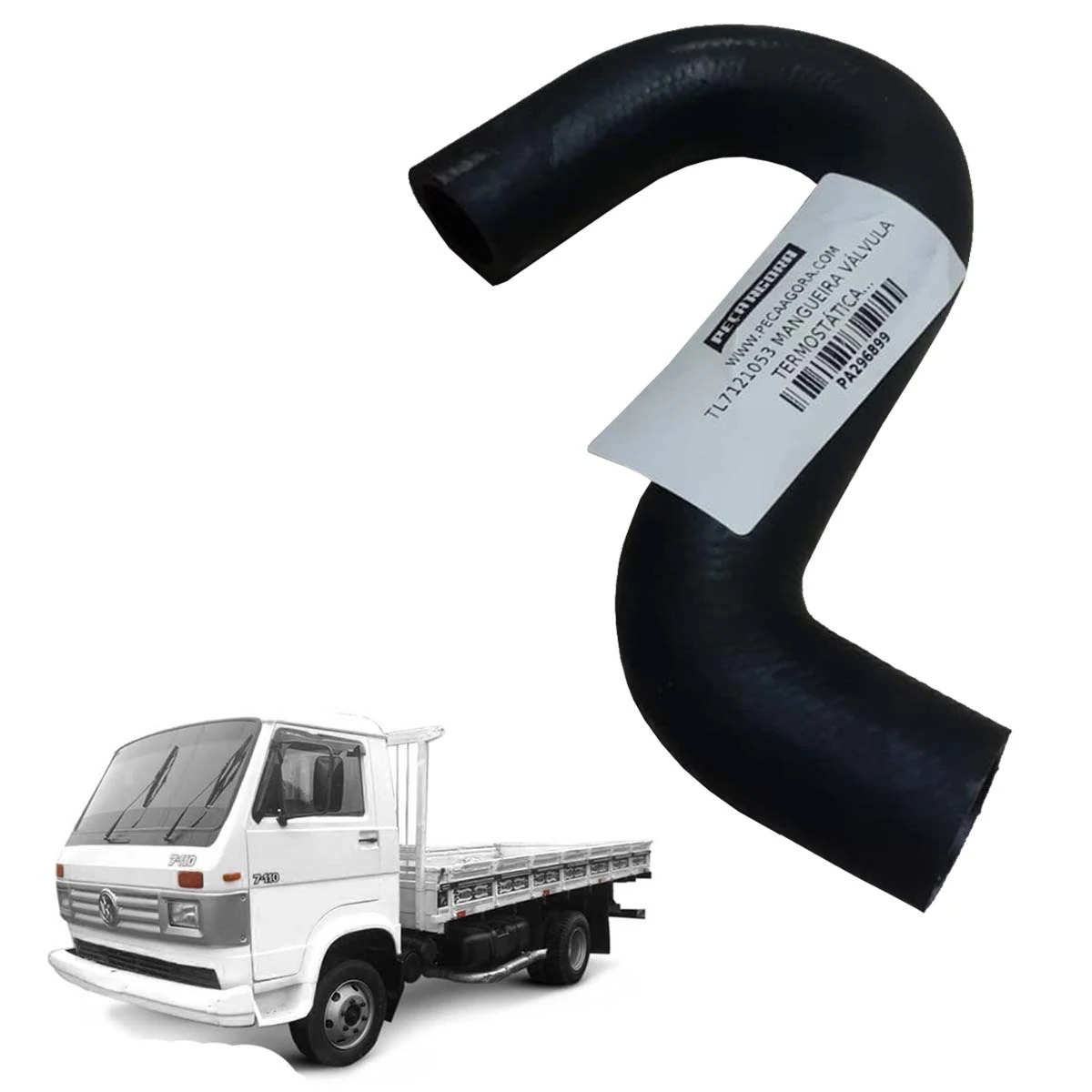 MANGUEIRA VALVULA TERMOSTATICA A BOMBA DAGUA VW 7110S - MWM 229 CIL - 7.110S  (T