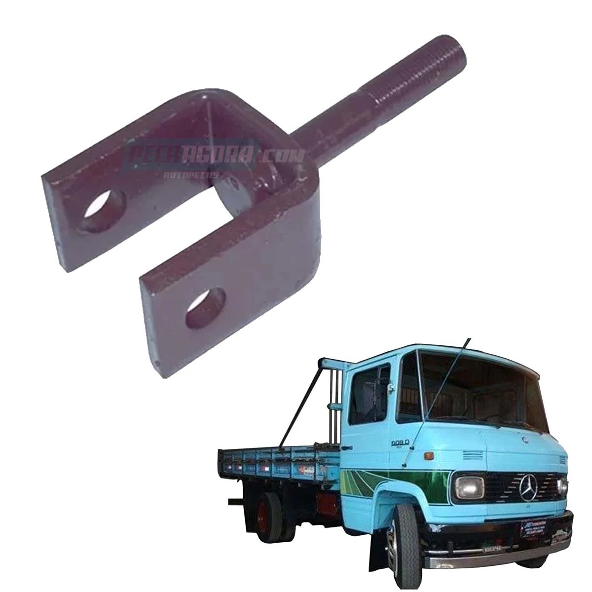 GARFO AMORTECEDOR DIANTEIRO INFERIOR MB L608 ATE 1979 - MERCEDES BENZ (309323054