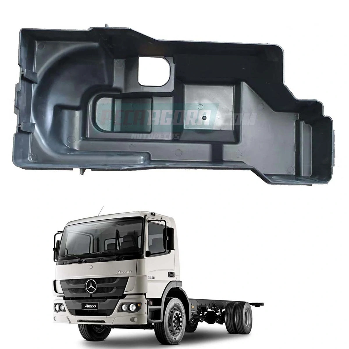 TAMPA TRASEIRA DO FAROL DIR ORIGINAL MB ATEGO   (9588260164)