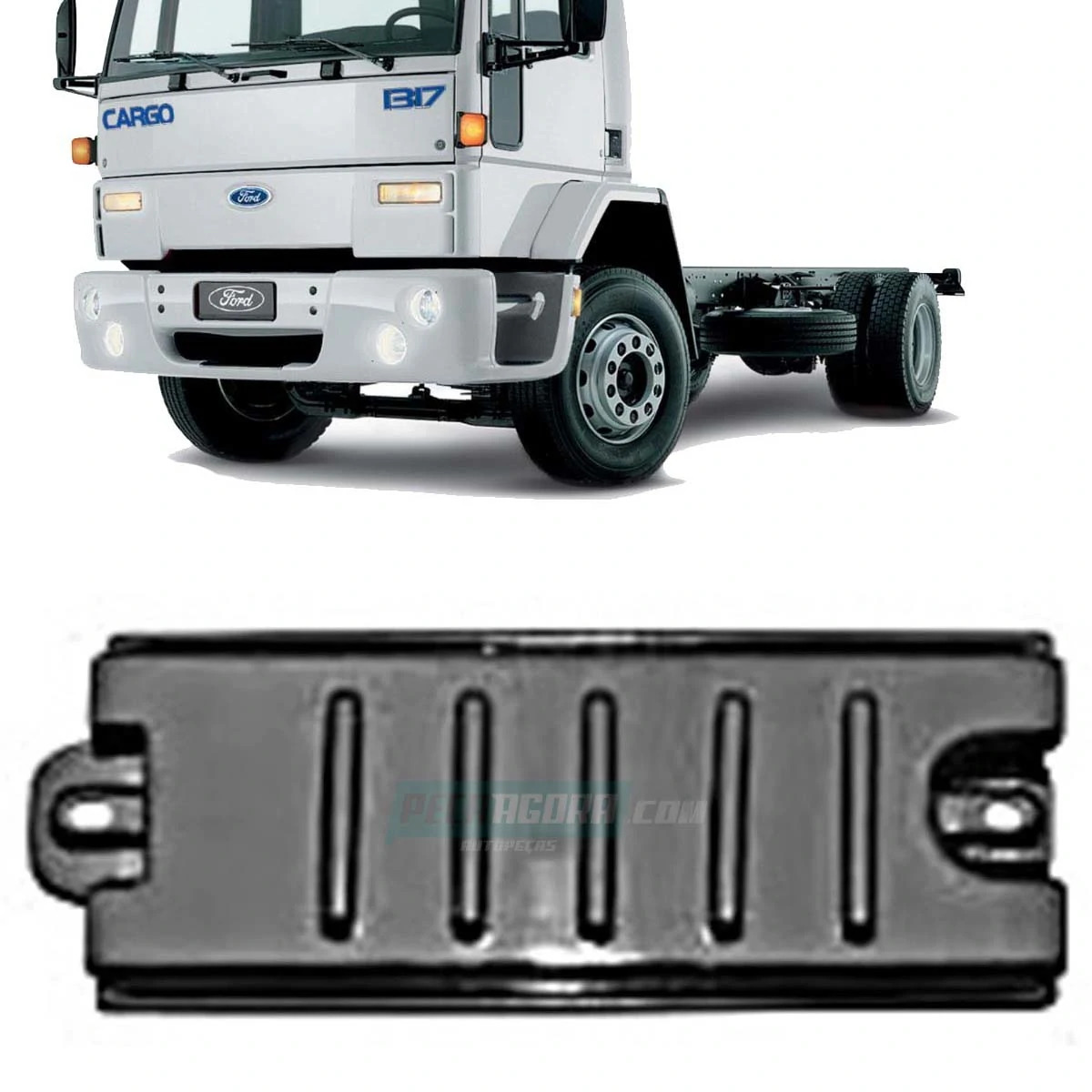 TAMPA CAIXA BATERIA FORD CARGO 1317E 4X2 2005 A 2011 1517E 4X2 2005 A 2011 1717E