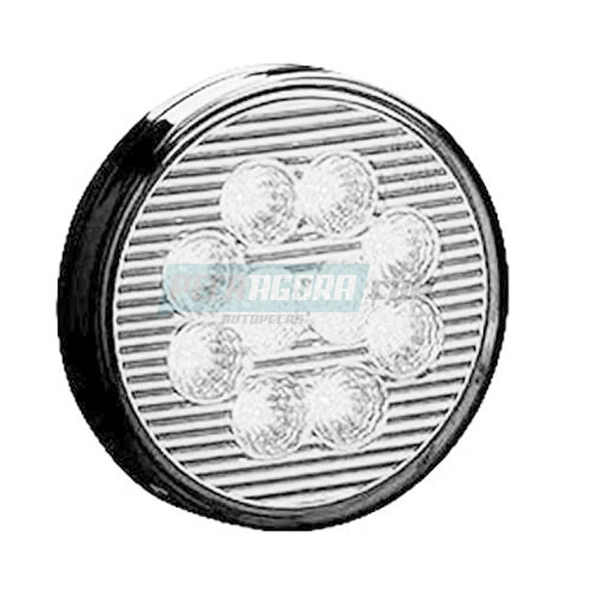 LANTERNA TRASEIRA RANDON COM 10 LEDS 12V CRISTAL 125MM 2070.12 (428844)