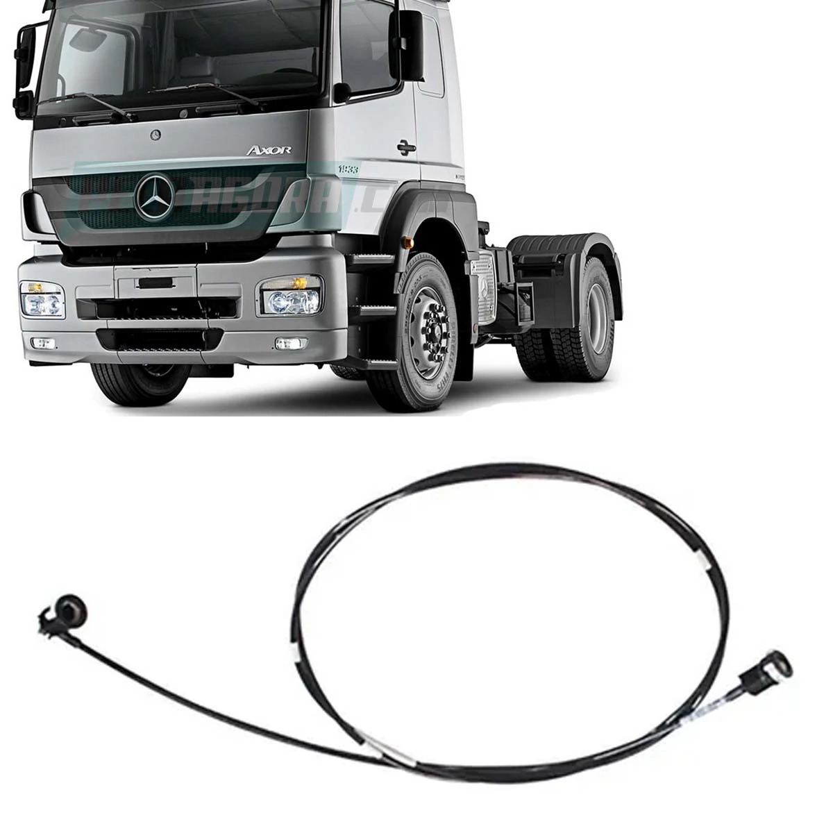 TUBO ARLA UREIA EURO V MB AXOR 1933 2533 2525 2528 2825 2826 2828 2831 3131 2035