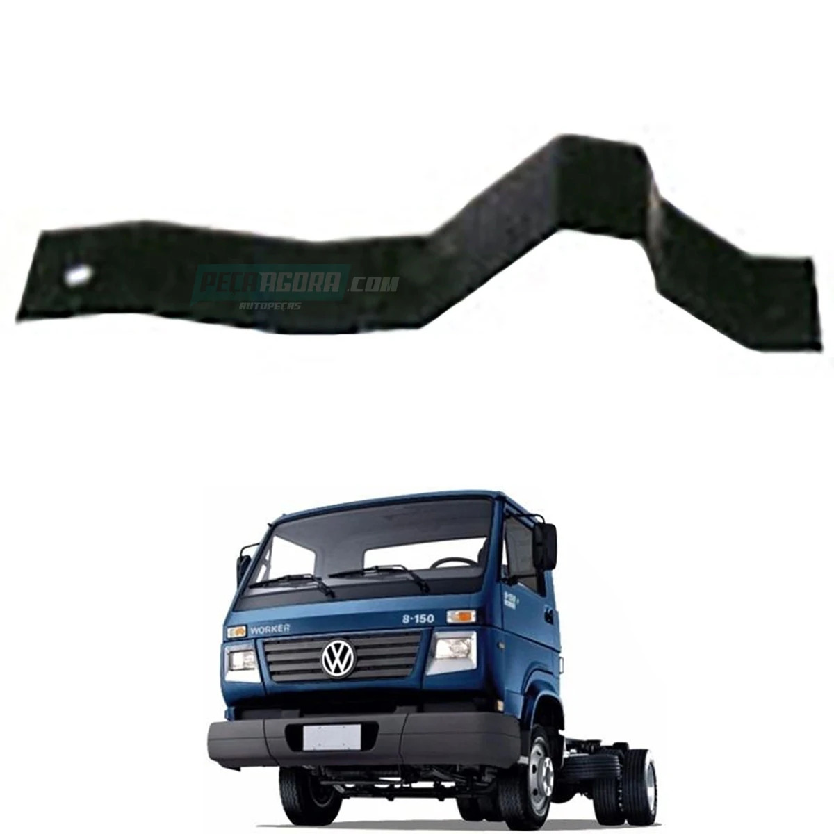 SUPORTE LATERAL PROTETOR PARABRISA VW 14200 14220 16220 35300 16300 16200 40300 