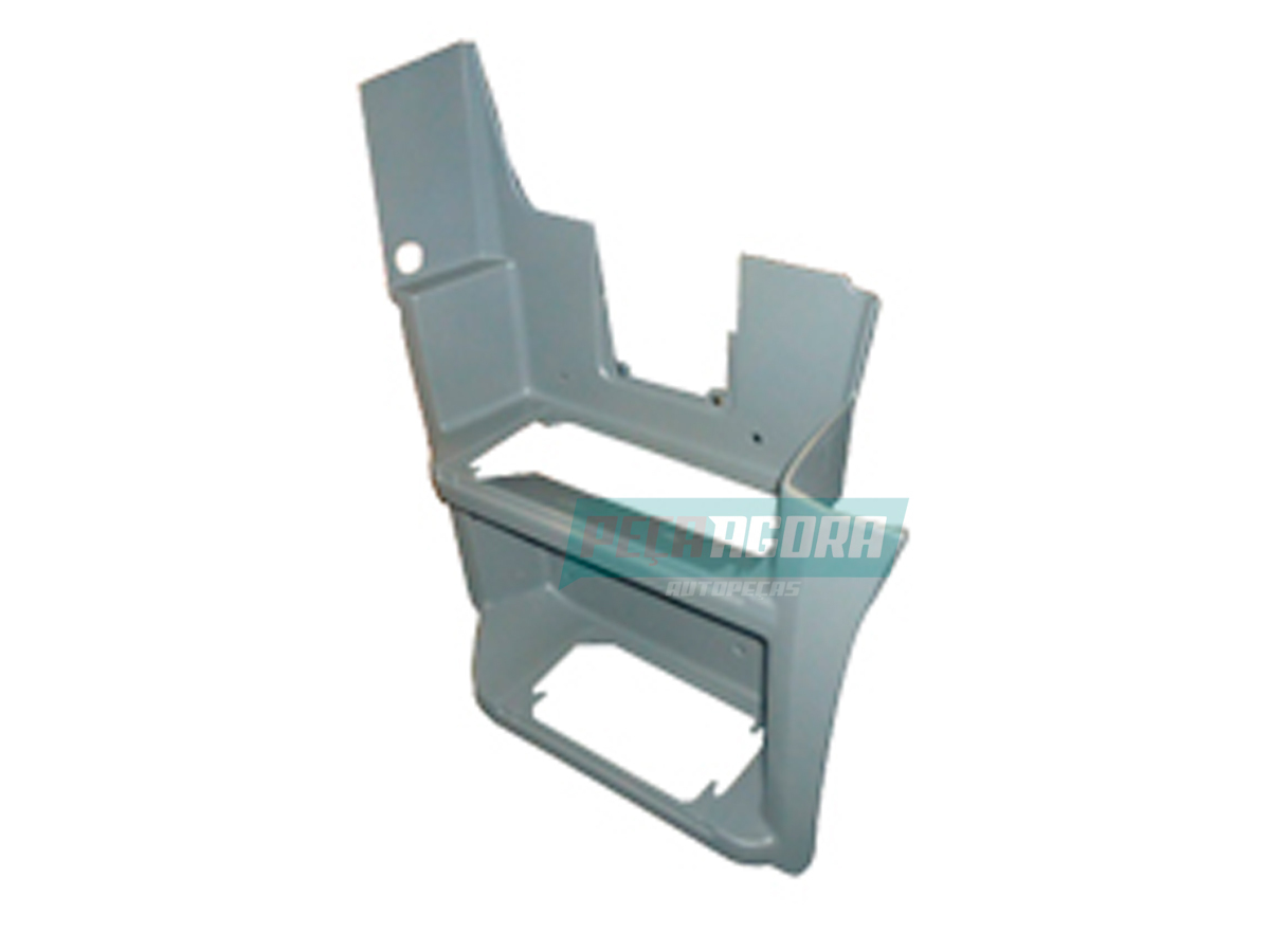 ESTRIBO PARTE INF ESQ 2 DEGRAUS COM PORTINHOLA MBB 2035 2040 2044 2535 2540 2640