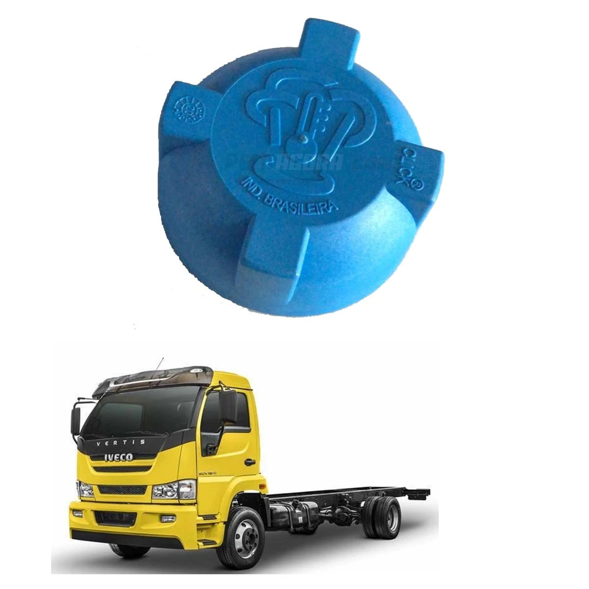 TAMPA RESERVATORIO EXPANSAO AGUA MOTOR 120KPA PARA IVECO VERTIS 90V16 90V18 130V