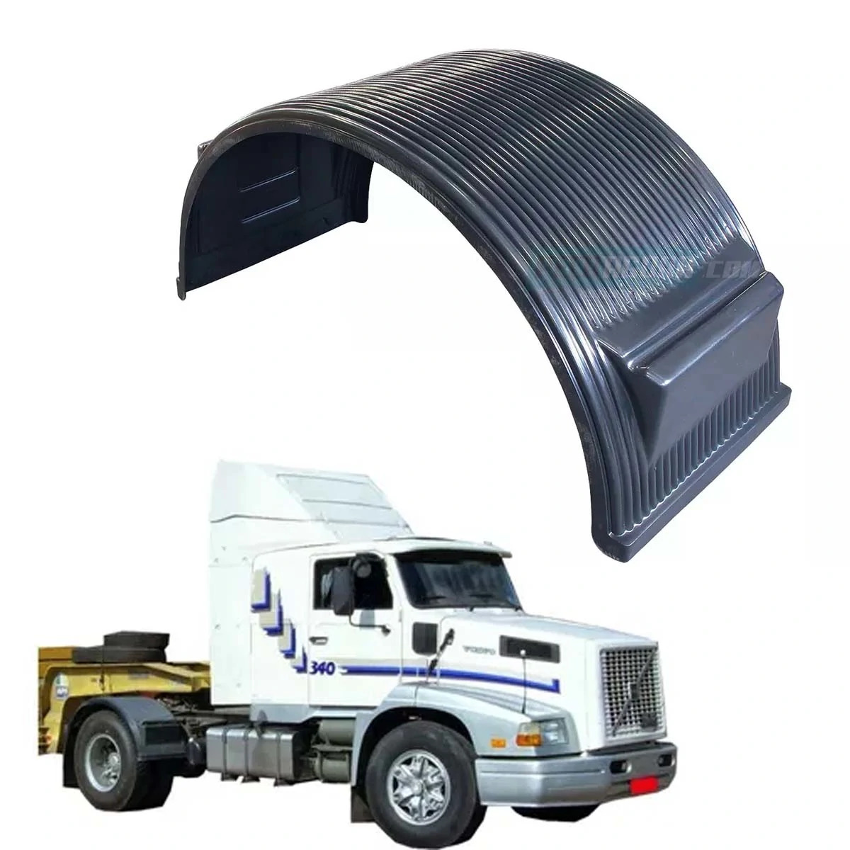 PARALAMA TRACAO VOLVO NL10 NL12 N10 N12 TRASEIRO PLASTICO  (8121819-Z532)