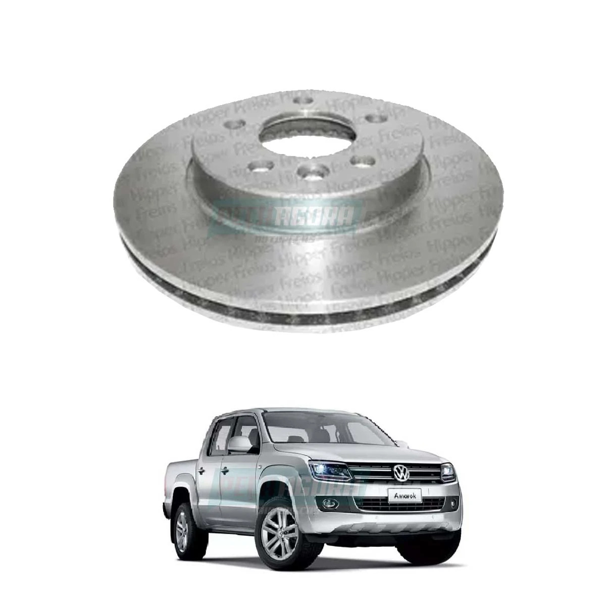 DISCO DE FREIO DIANTEIRO AMAROK 2.0 2010 EM DIANTE HF90 UNIDADE (HF90/.)