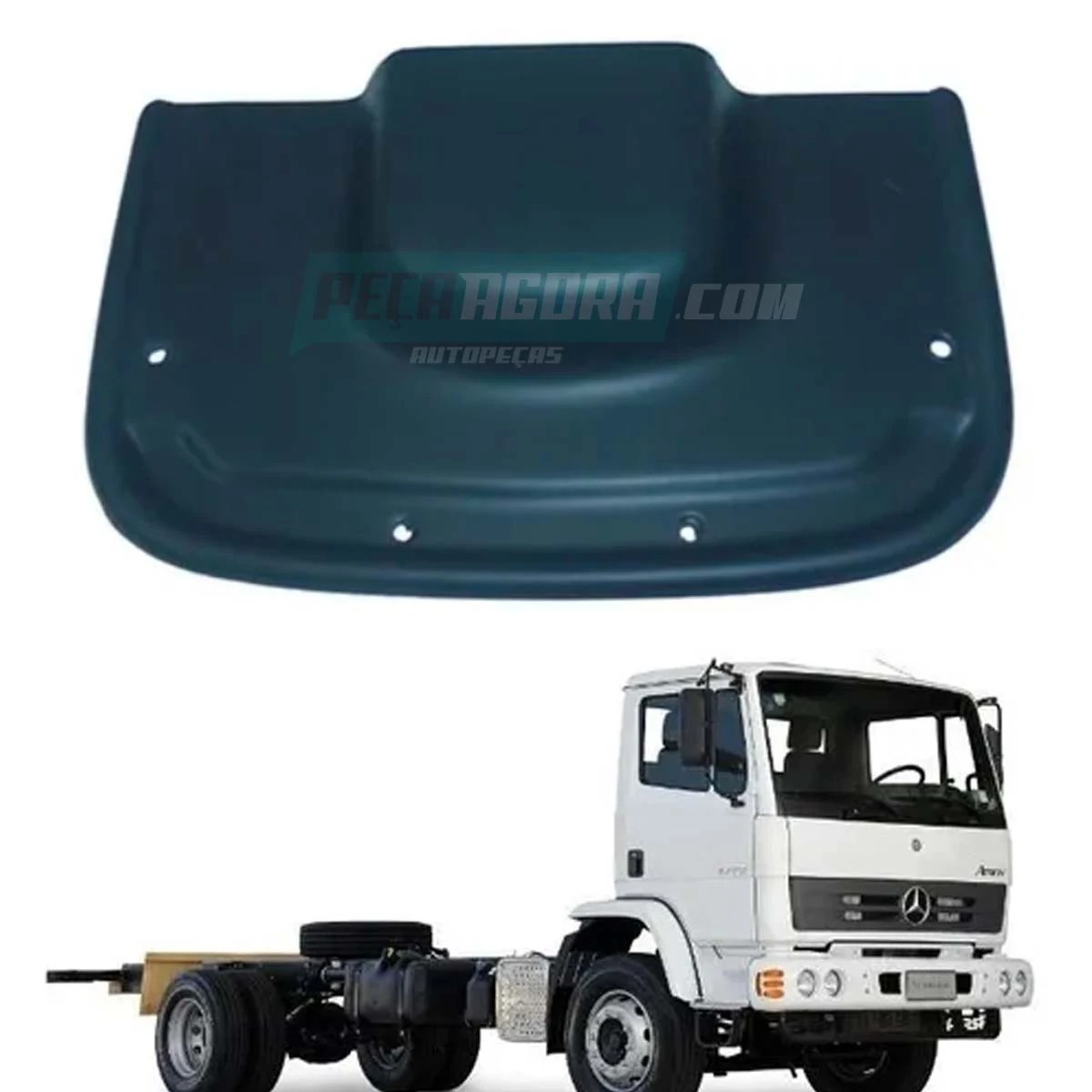 TAMPA ACABAMENTO PARACHOQUE MB ATRON MATERIAL PLASTICO (6888817324,-DESATIVADO)