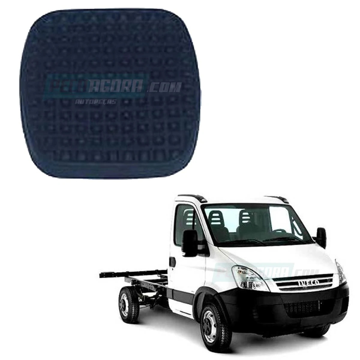 CAPA PEDAL EMBREAGEM FREIO PARA IVECO DAILY 35S14 A 70C17HD TODAS
 (500342221)
