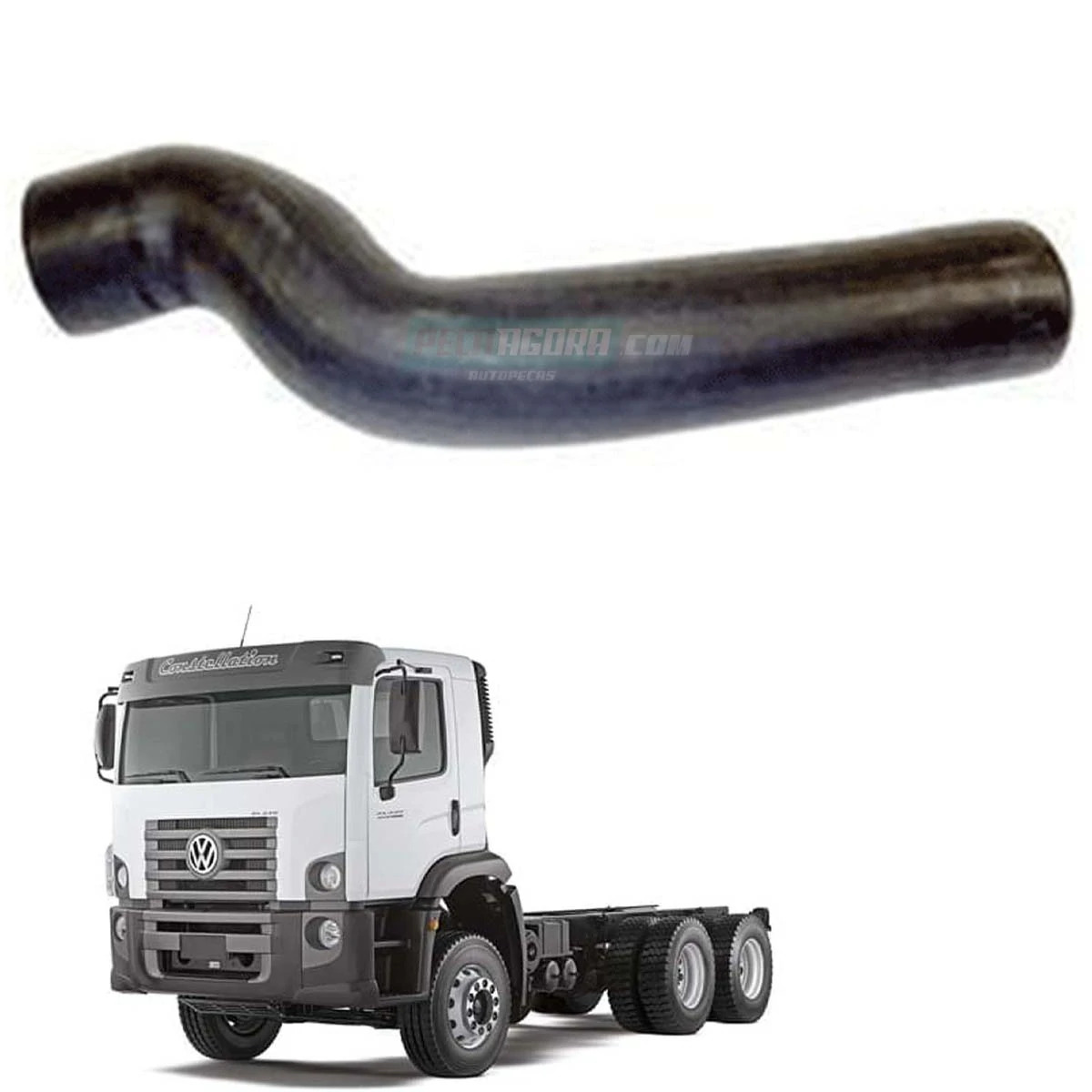 MANGUEIRA AR INTERCOOLER VW CONSTELLATION 19320E 25320 31320E (2T2145856G_)