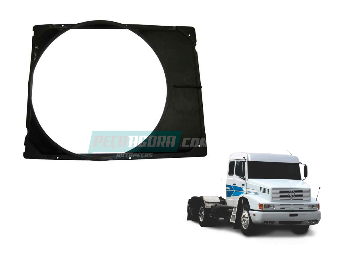 DEFLETOR SAIA RADIADOR MENOR MB MERCEDES BENZ 2635/L1935/194 (3885057055A)