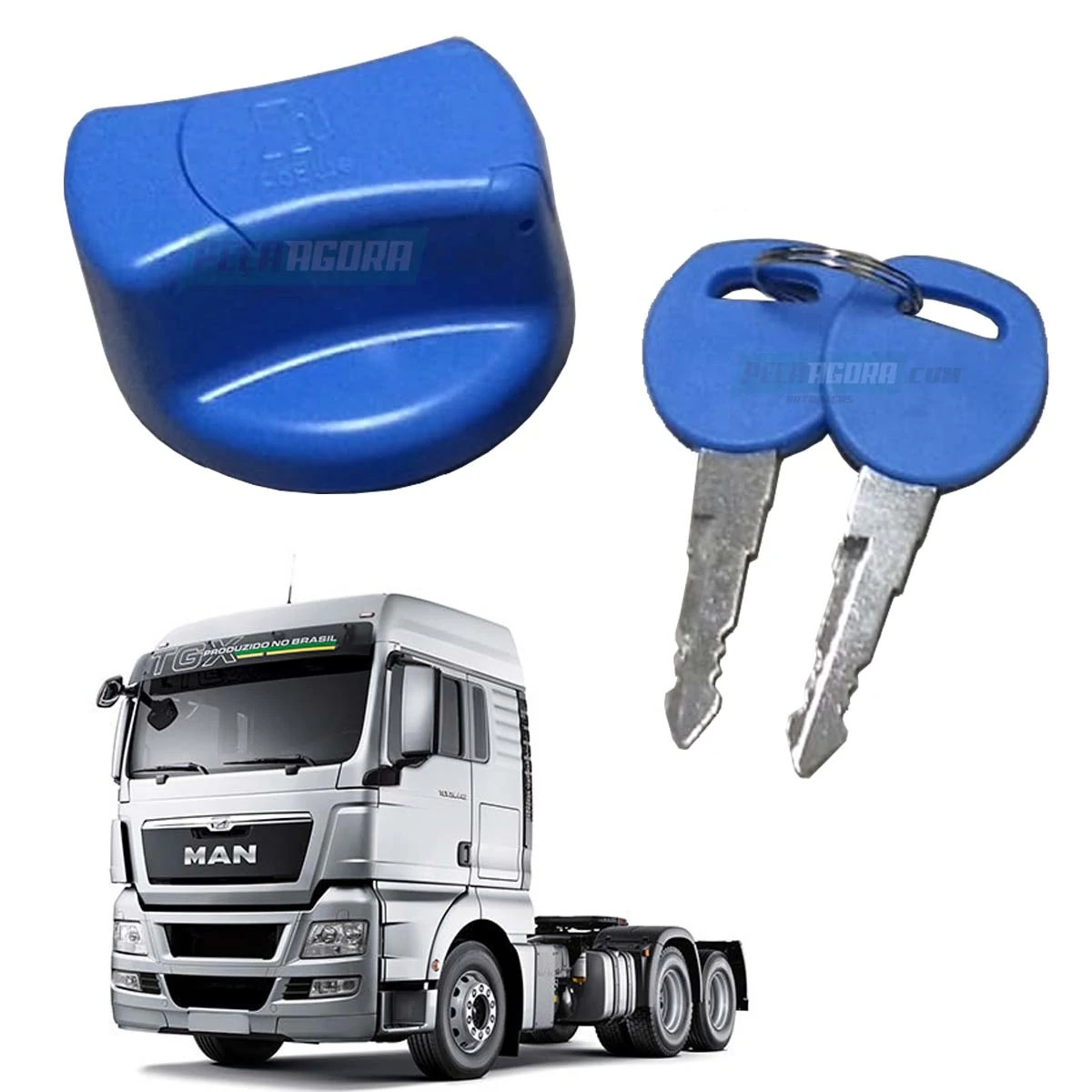 TAMPA ARLA COM CHAVE VW TGX 28440 29440 33440 (2V5131973A])