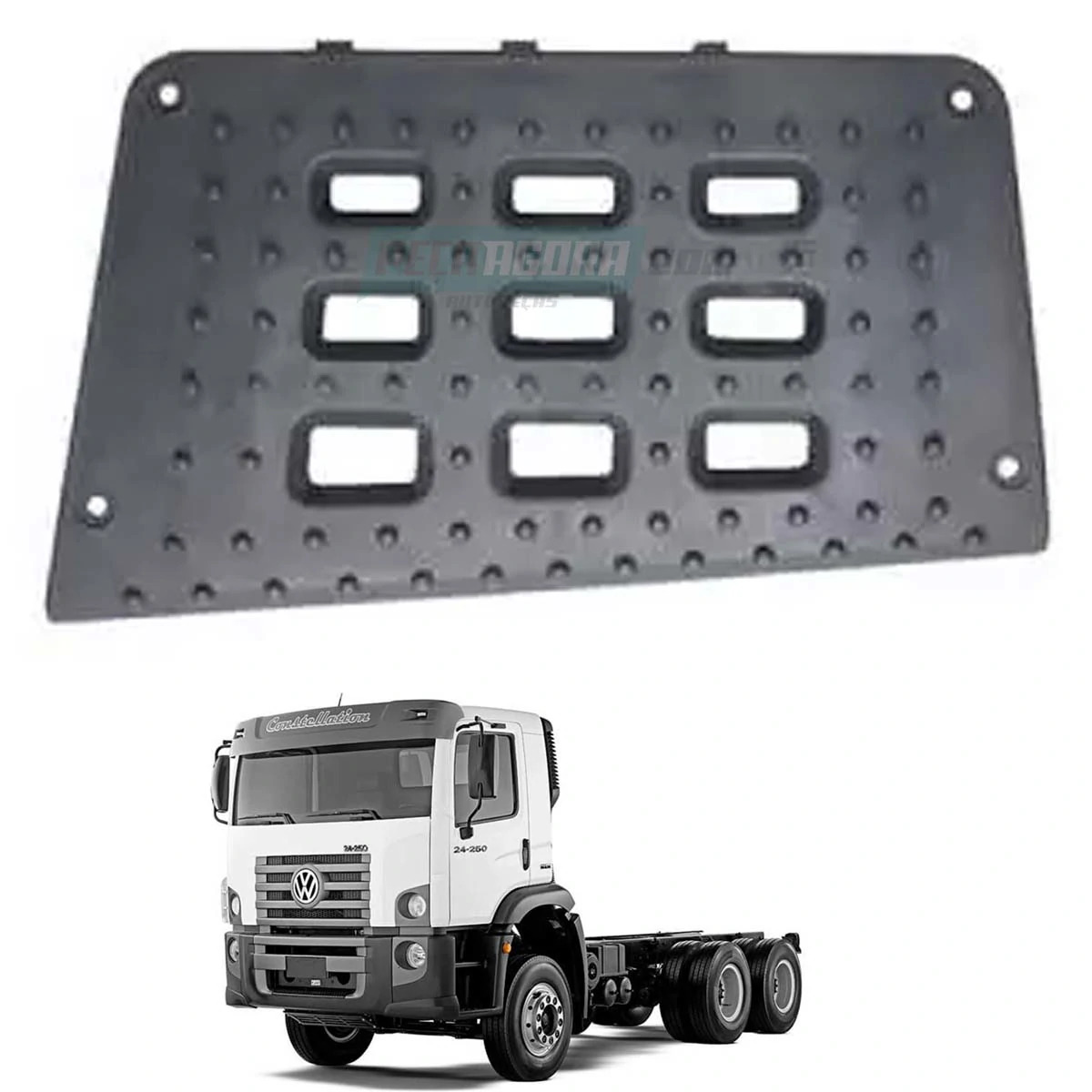 TAPETE ESTRIBO CINZA LD DIREITO INFERIOR VW CONSTELLATION 13180 15180 17250 2425