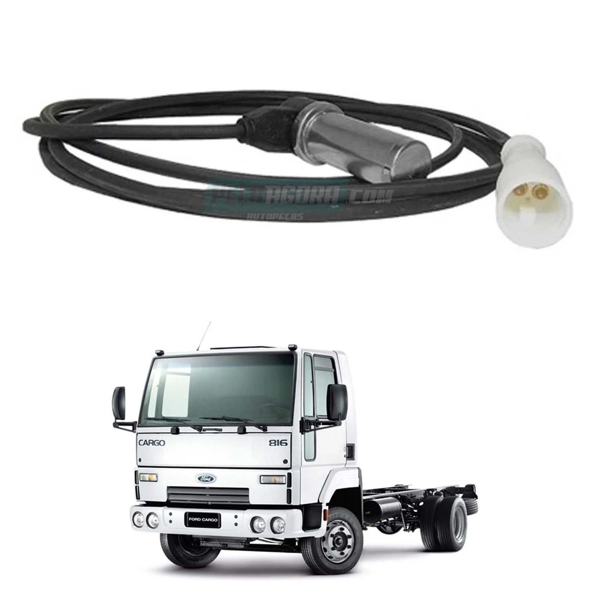 SENSOR ABS RODAS TRASEIRAS FORD CARGO 816 1119 NOVO CARGO 1319 1719 1723 2423 24