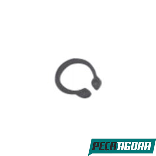 CAIXA COM 130 ANEL DE TRAVA 12 X 1,0 MM DA SAPATA FREIO A AR (CX.LU316**130)