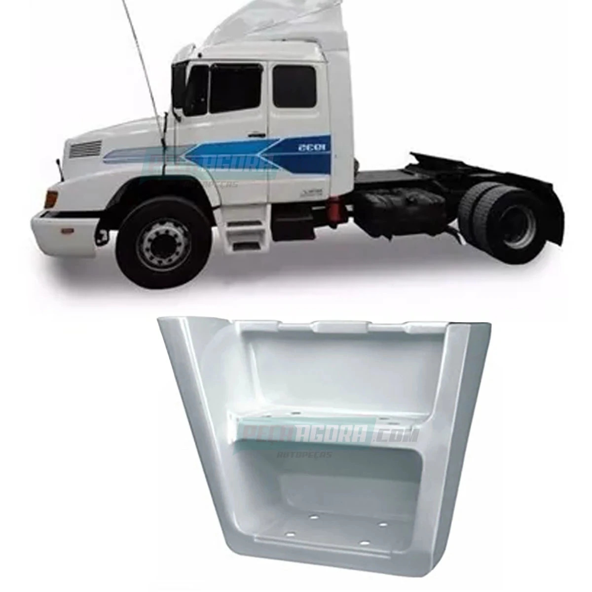 ESTRIBO FIBRA CAMINHAO MB 1935 1941 (V.3846603206-2626BR-3846603906-2627BR)