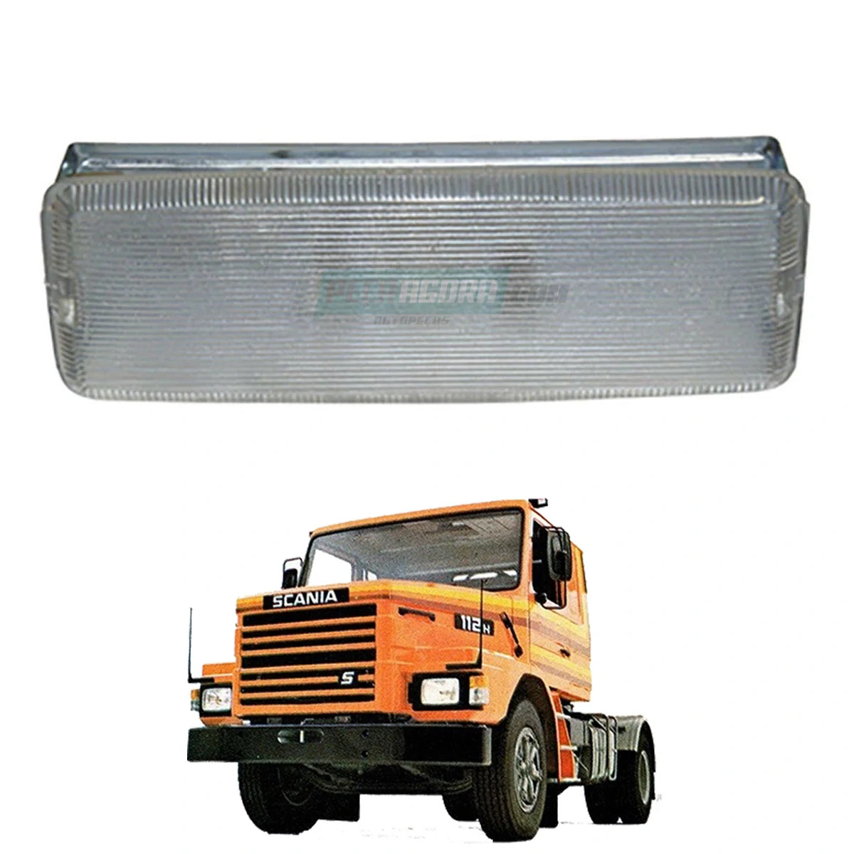 LANTERNA INTERNA TETO PARA SCANIA 112 142 143 ORIGINAIS (296086.)