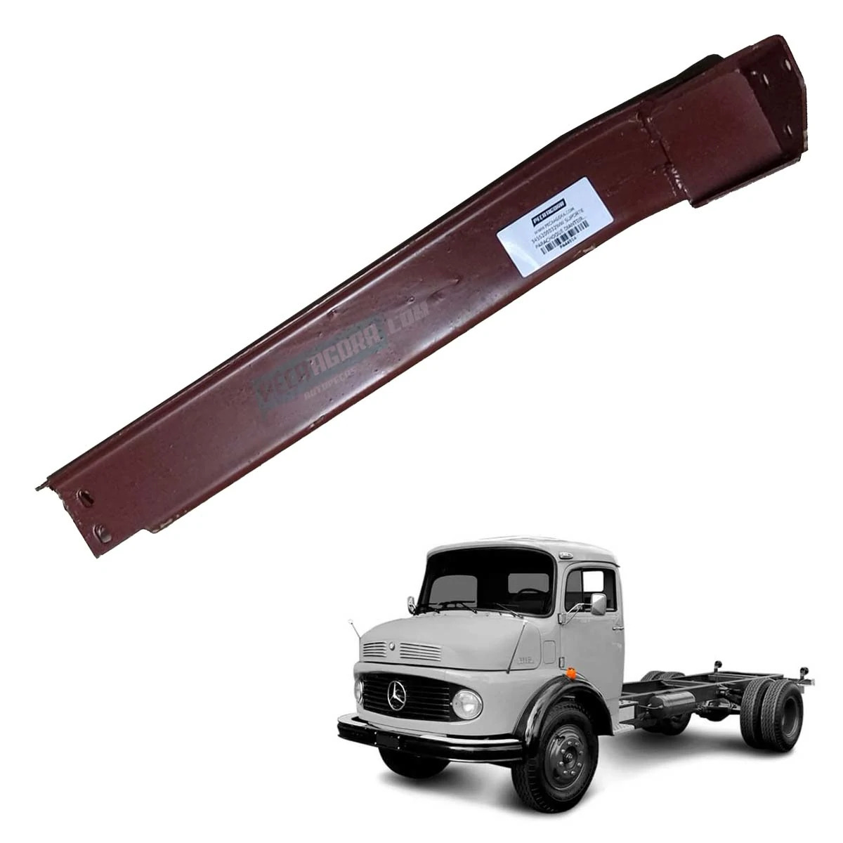 SUPORTE PARACHOQUE DIANTEIRA LATERAL ESQ MB 1113 1313 1314 1316 1317 1513 1514 1