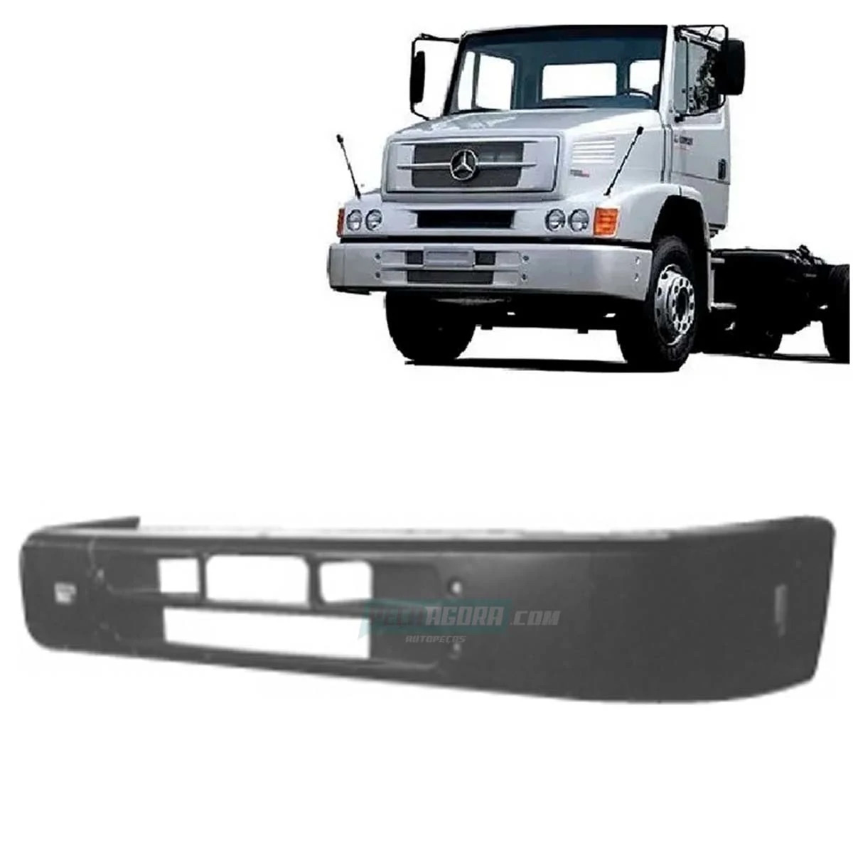 PARACHOQUE COMPLETO MB 1620 - 2000... FIBRA  MERCEDES BENZ  (6948858101-AS3380-Q