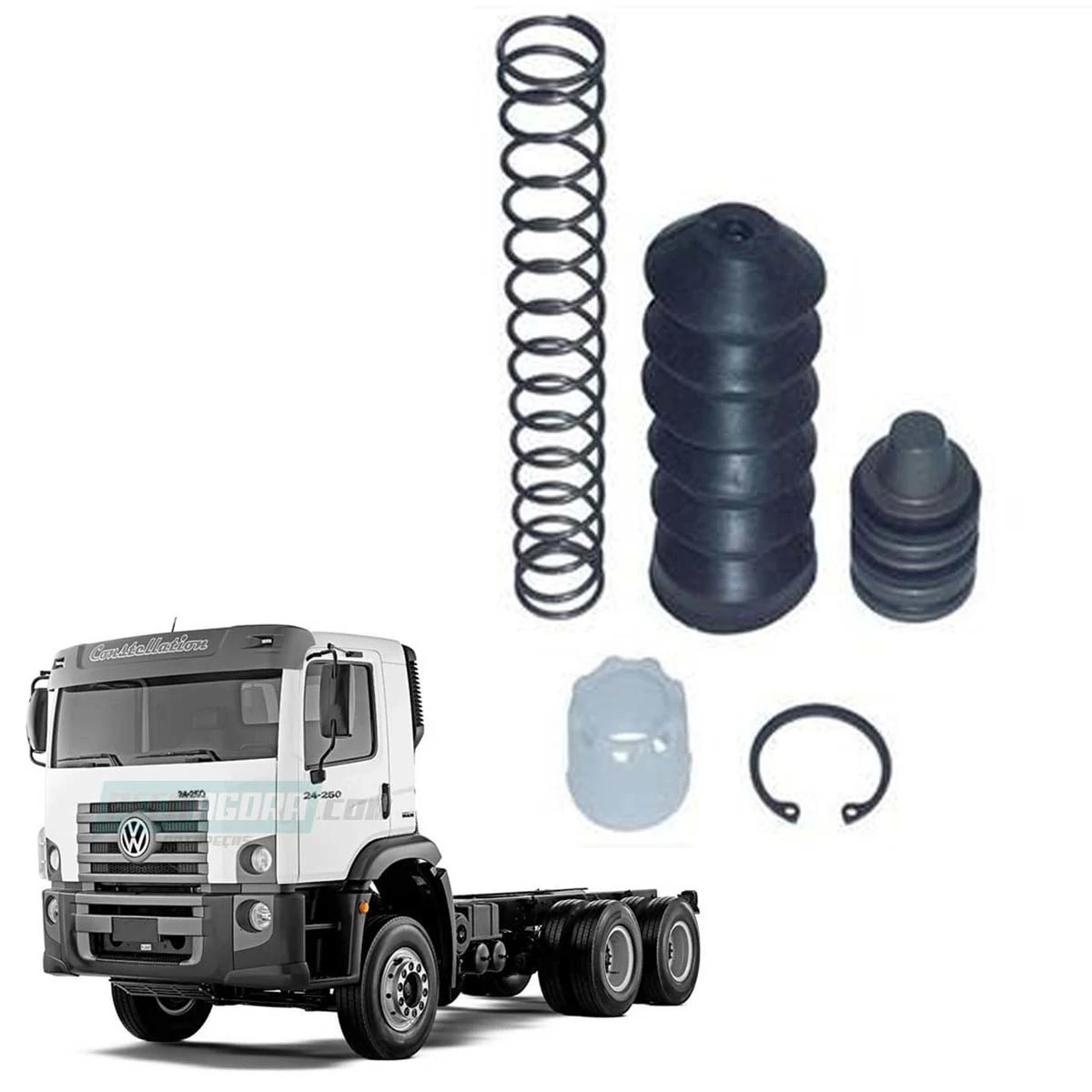 REPARO CILINDRO MESTRE EMBREAGEM VW CONSTELLATION (2T2798135/)