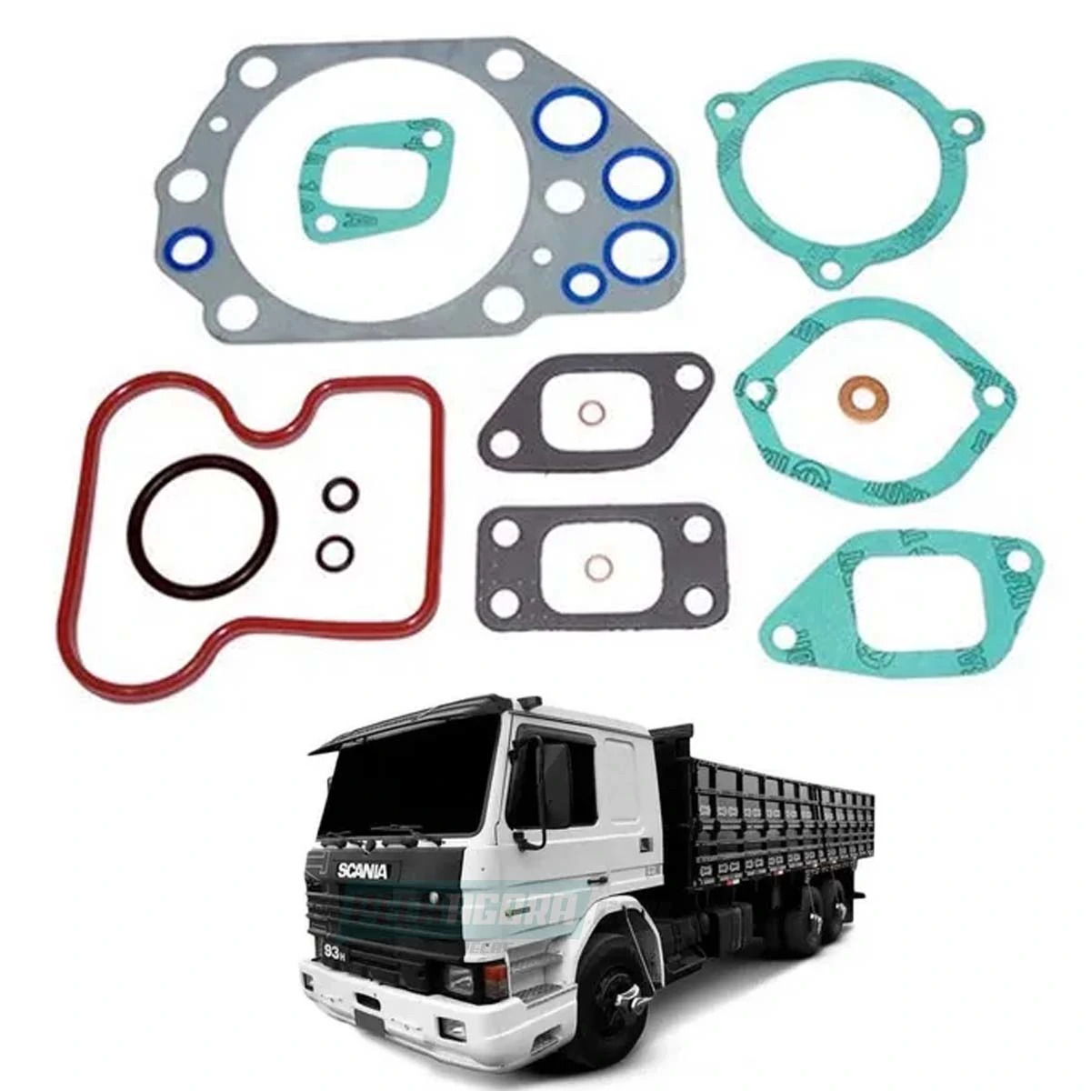 JOGO JUNTA PARCIAL CABECOTE PARA SCANIA P93 (551484)
