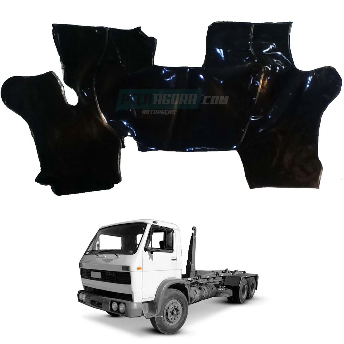 TAPETE VINIL PRETO VW 690 790 7110S 790S ATE 1991 (T00863709P-PUES331P)