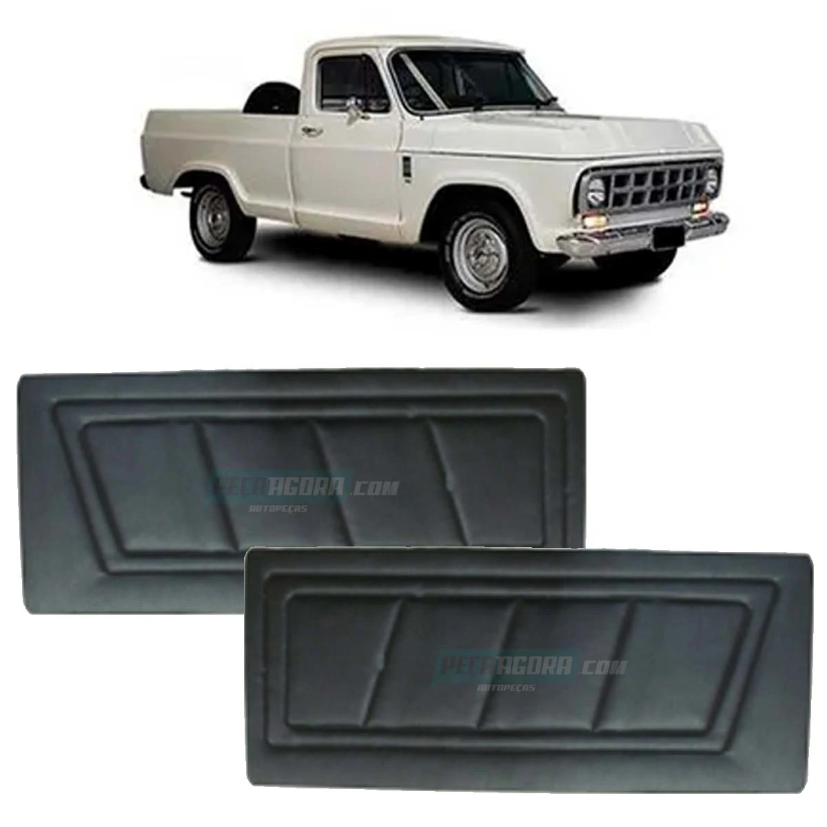 PAR FORRO PORTA PICKUP A10 C10 D10 VERANEIO 64 A 84 (M331001)