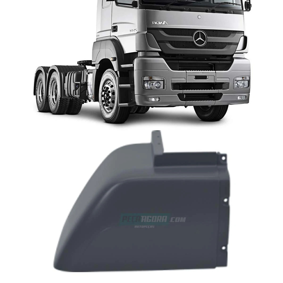 ANTEPARO PARALAMA DIANTEIRO LD MB AXOR 2540 2544 CABINE SIMPLES (9588810223_)