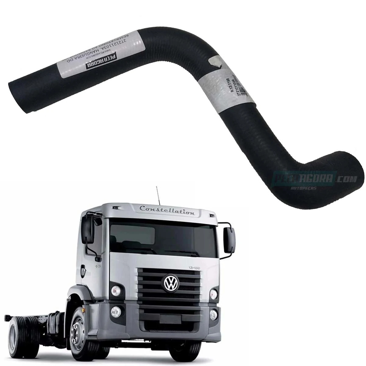 MANGUEIRA DO RESERVATORIO AO RADIADOR VW CONSTELLATION 13180 15180 17250 24250 2