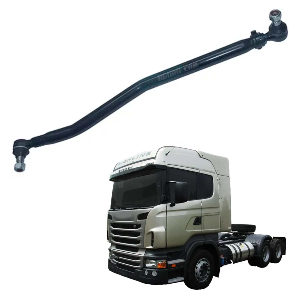 BARRA DIRECAO CURTA 1059MM PARA SCANIA P G R (1912757,)