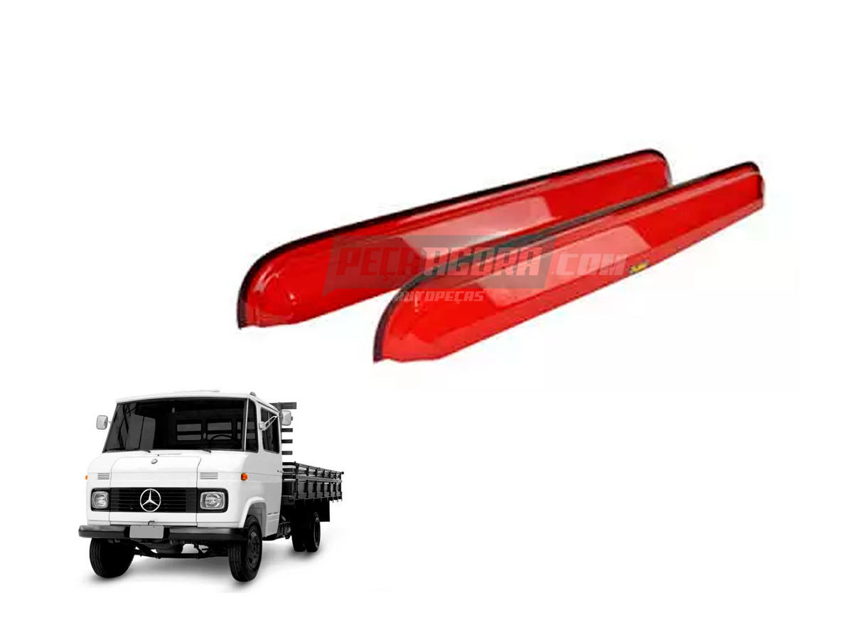 PAR CALHA CHUVA MB 608 VERMELHO FABBOF   (420793)