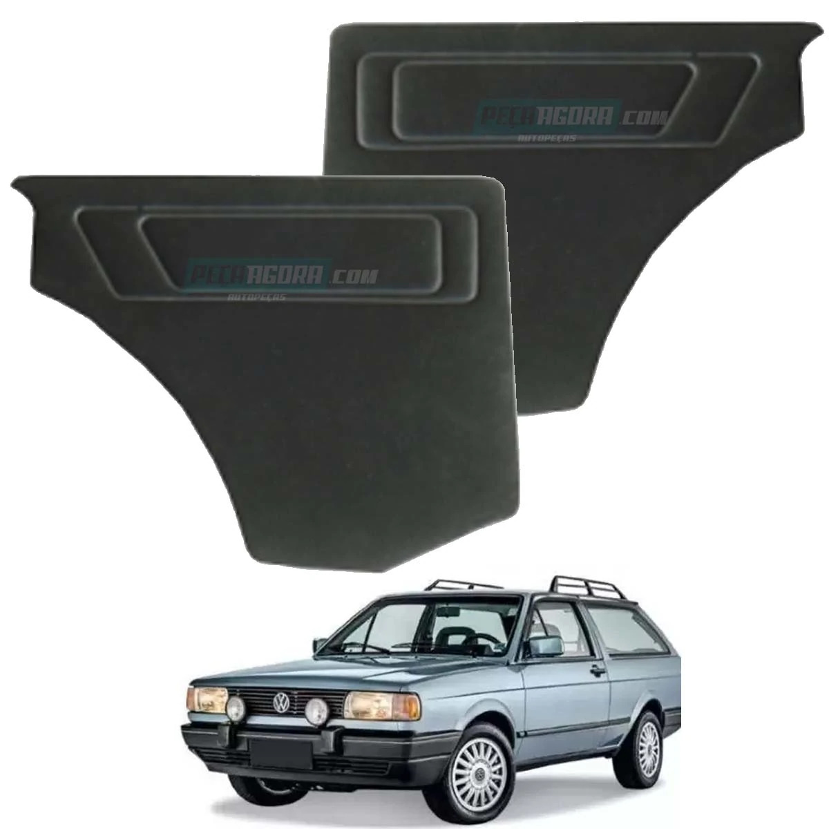 PAR FORRO LATERAL TRASEIRA PARATI 89 A 94 PRETO (M320030)