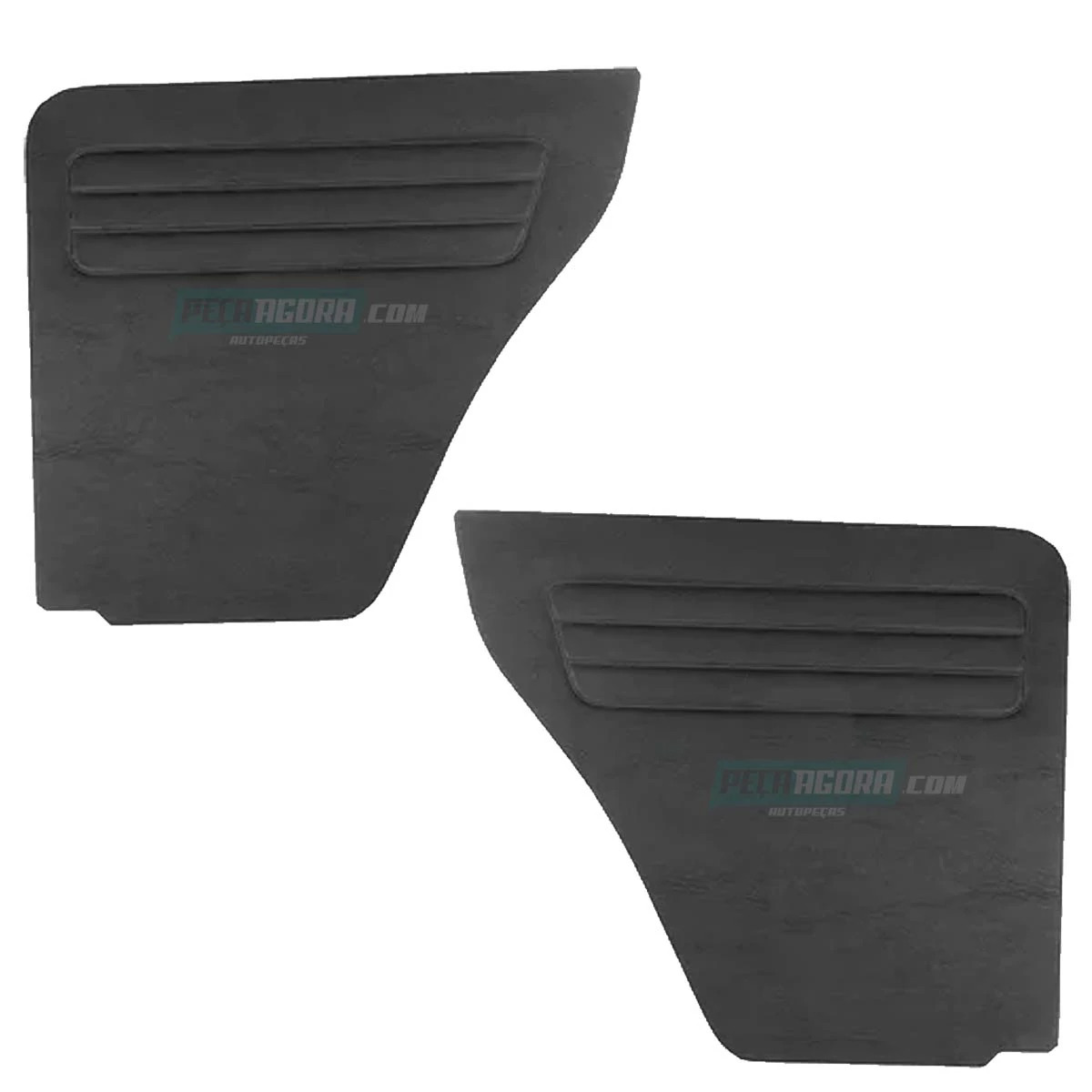PAR FORRO LATERAL TRASEIRA VW BRASILIA 73 A 77 PRETO (M310013)
