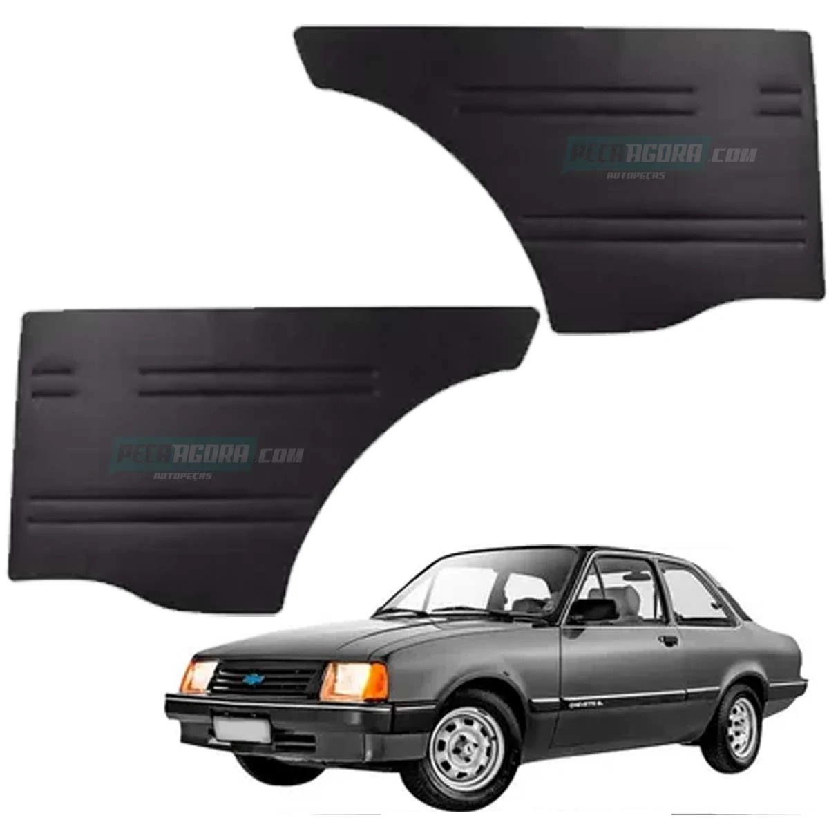 PAR FORRO LATERAL TRASEIRA CHEVETTE 2 PORTAS 73 A 94 (M366013)